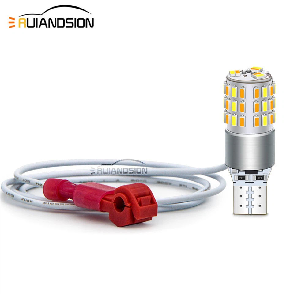 Ruiandsion Custom Led Turn Signal Lights For Motorcycles 12V White Yellow