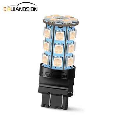 Ruiandsion toptan 3157 led projektör ampulü Dahili Dirençli 12V Mor